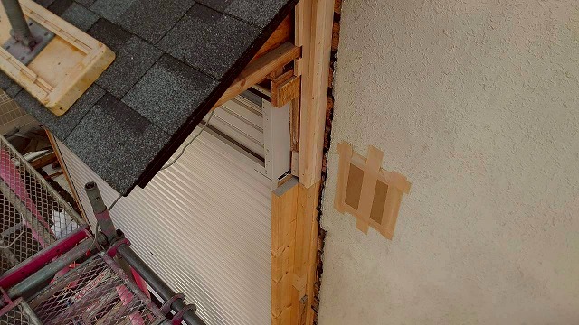 姫路市　窓周りの木材